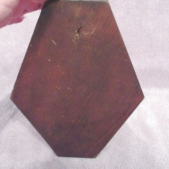 Vtg Aquarius Brutalist Art Sculpture Pewter on Wood Plaque Zodiac Celestial MCM - Picture 8 of 8